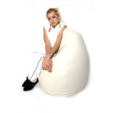 Fotoliu puf, tip para Bean Bag, cu maner