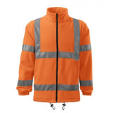 Jacheta fleece unisex, High-Visibility