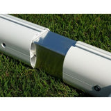 Porti fotbal fixe 7.32x2.44 m, profil oval AL