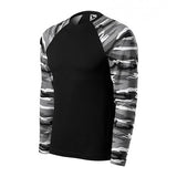 Tricou unisex Camouflage cu maneca lunga