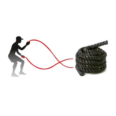 Franghie antrenament Battle Rope, 10 m