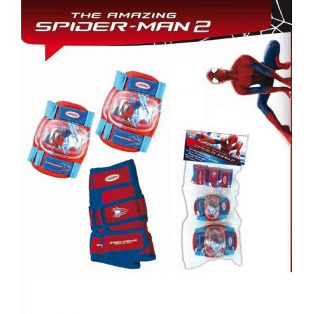 Set protectie copii Spiderman - cotiere, genunchiere