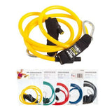 Tub (cordon) elastic GYM TUBE, cu carabine, pentru extensor